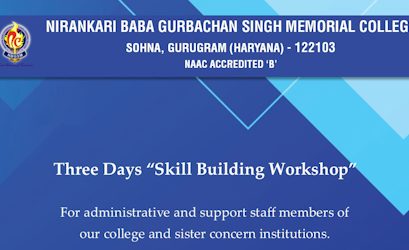 Three Days Online “Skill Building Workshop”