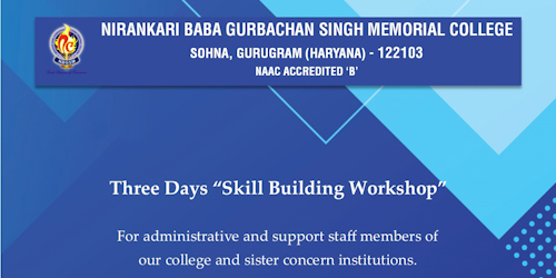 Three Days Online “Skill Building Workshop”